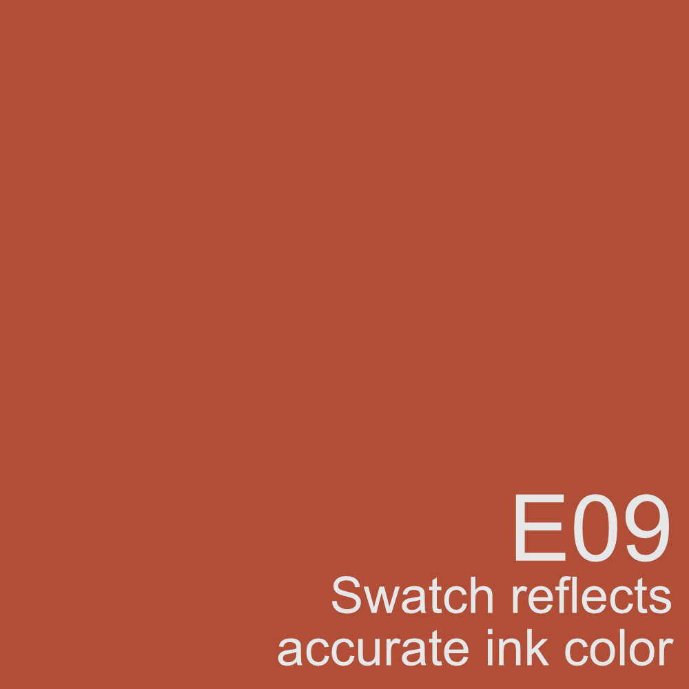E09 - Copic Sketch Marker Burnt Sienna — Violeta Ink